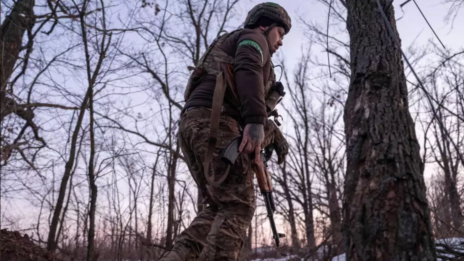Soldado ucraniano de la Brigada Mecanizada.