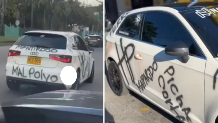 coche rayoneado colombia