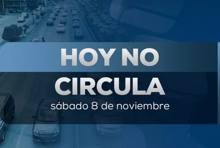 Hoy No Circula Sabatino 8 de noviembre 2025