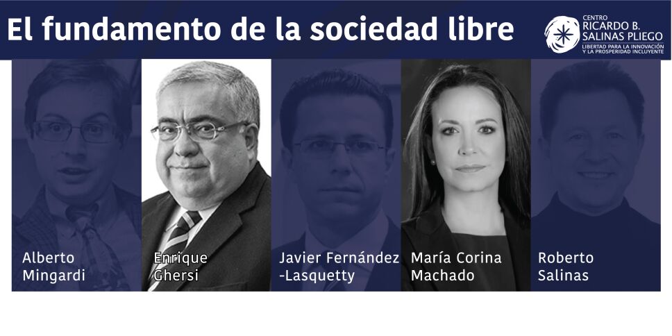 Banner del fundamento de la sociedad libre