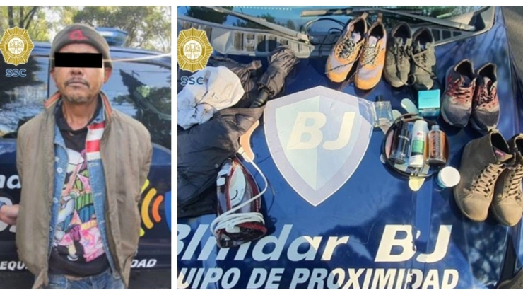detenido robar ropa zapatos casa Benito Juárez