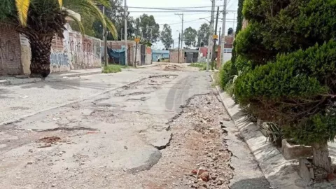 Vecinos denuncian las condiciones de las calles en Bajío de las Palmas tras las lluvias en Aguascalientes