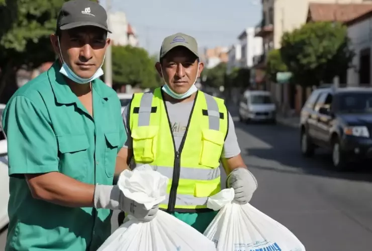 Recolección de basura Guanajuato 20 de diciembre