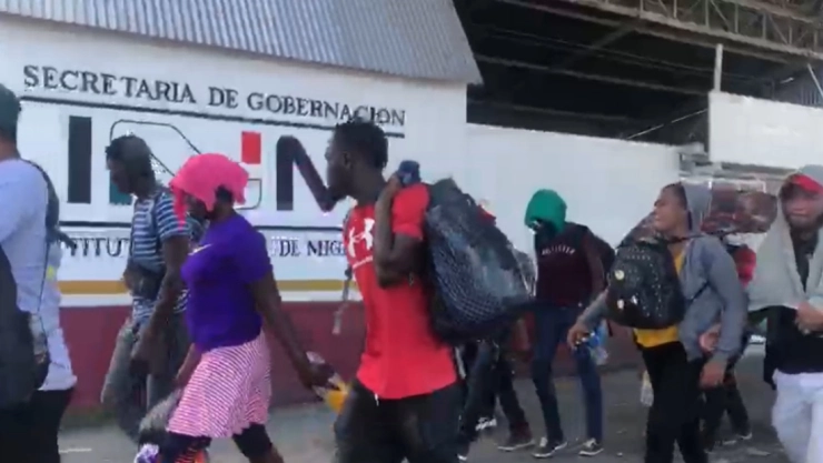 INM migrantes caravana
