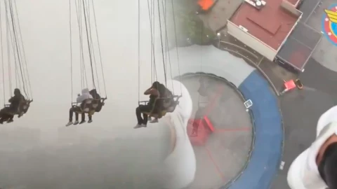 Atrapados juego mecánico CDMX