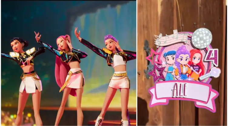 Puedes hacer decoraciones de pastel de KPop Demon Hunters con diferentes materiales.