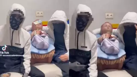 Jóvenes roban figura de Niño Dios