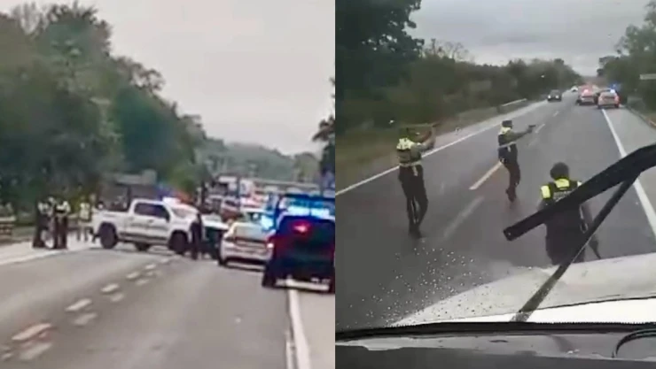 Balacera México-Tuxpan guardia nacional hombres armados automovilistas