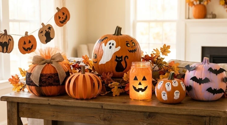 7 manualidades con calabazas que puedes hacer en Halloween 2026: para niños y adultos