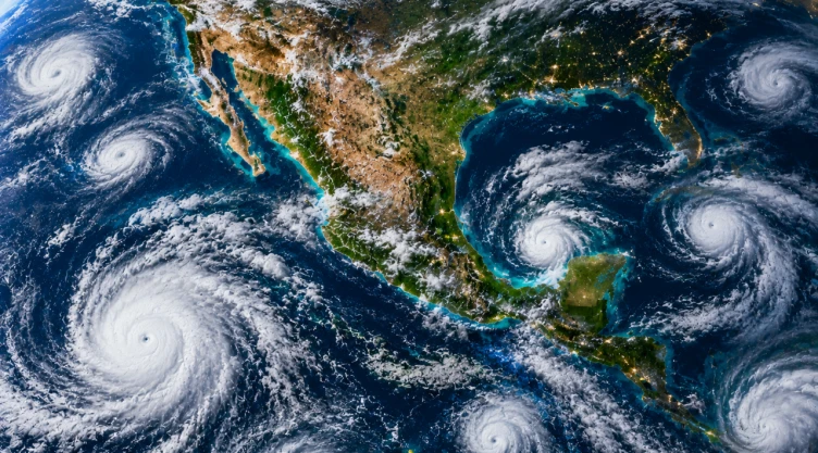 ¿Quedan más de 20 huracanes y tormentas para este 2026? Esto dice el reporte de Conagua para el Pacífico y el Atlántico