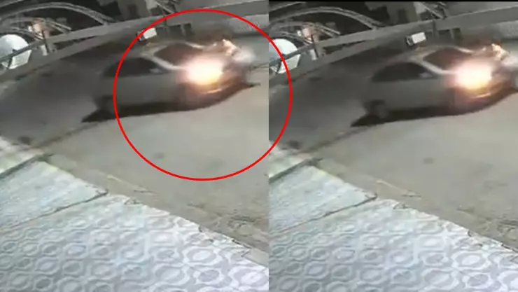 Conductor atropella a delicuentes