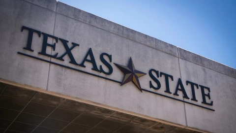 Entrada a las oficinas del DPS de Texas