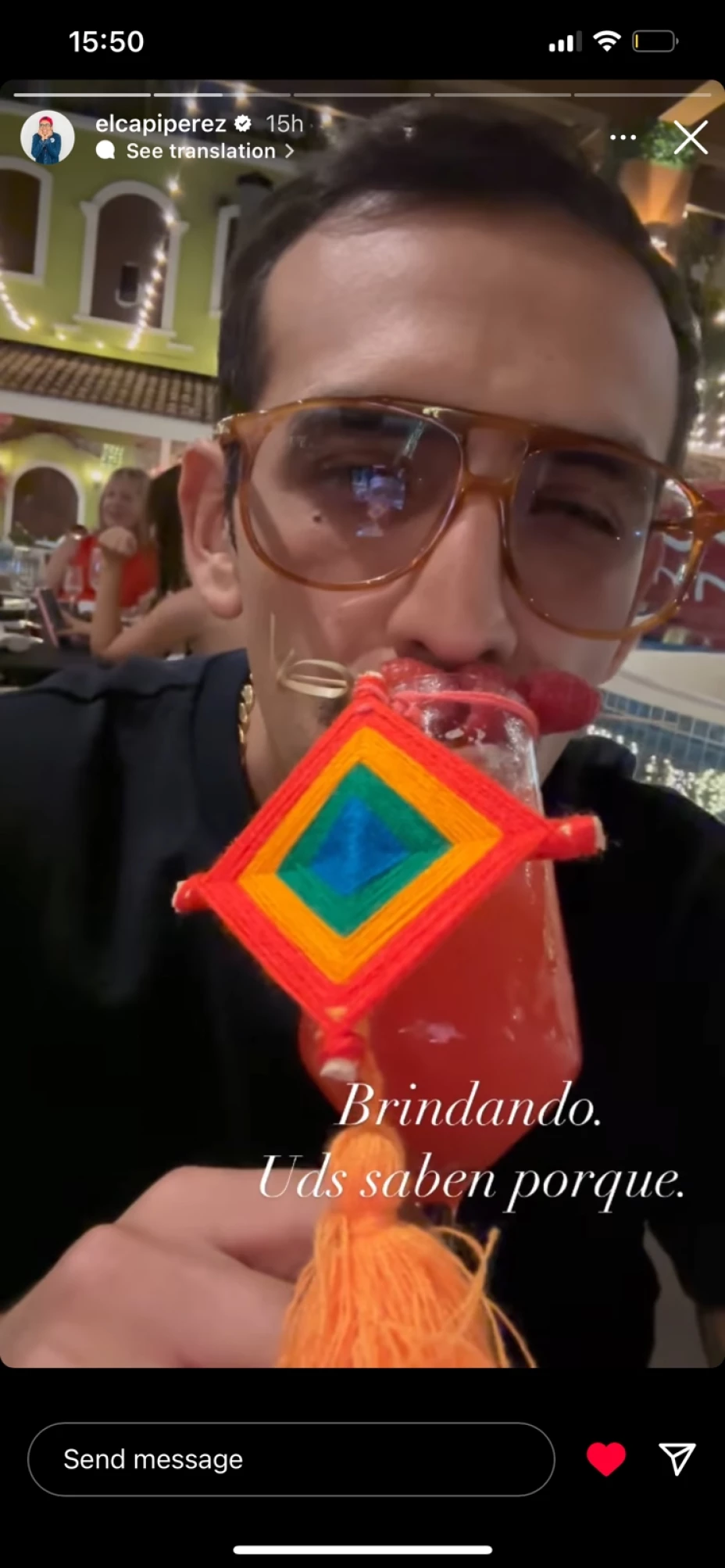 Capi Pérez gana competencia de risa: LOL