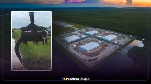 Cárcel rodeada de caimanes