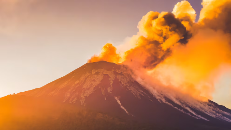Volcán en Michoacán
