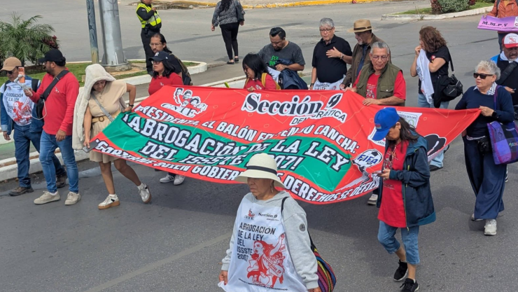 megamarcha de la CNTE miércoles 18 de marzo
