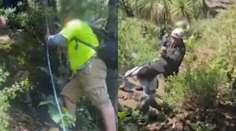 rescate en la sierra de Guadalupe, coacalco.