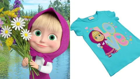 Camisas de Masha y el Oso con tela reciclada (paso a paso)