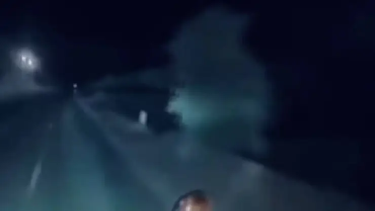 VIDEO_ Conductor capta más de un fantasma en La Rumorosa