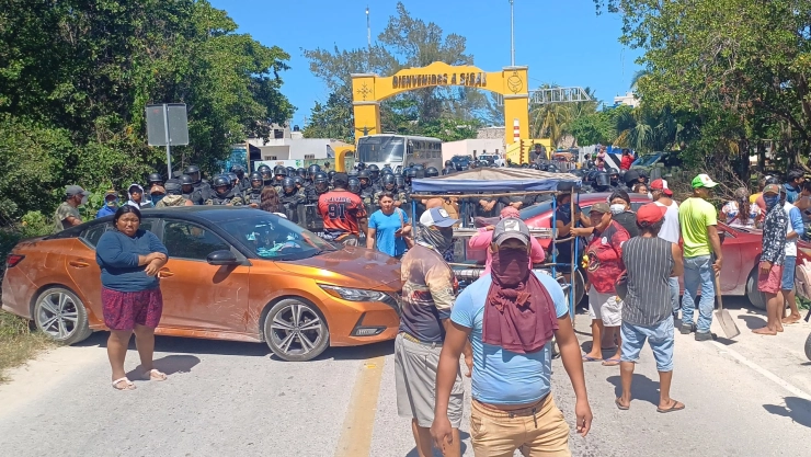 Se desata movilización policiaca en Sisal, Yucatán hoy, martes 10 de marzo de 2025