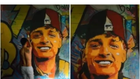 Peso Pluma es homenajeado por joven ruso