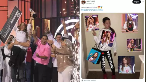 Así celebraron los internautas la VICTORIA de Rossana en MasterChef Celebrity 2024
