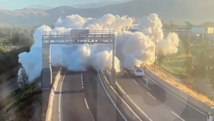 El VIDEO del momento exacto de la brutal explosión registrada en Santiago de Chile ha conmocionado al país
