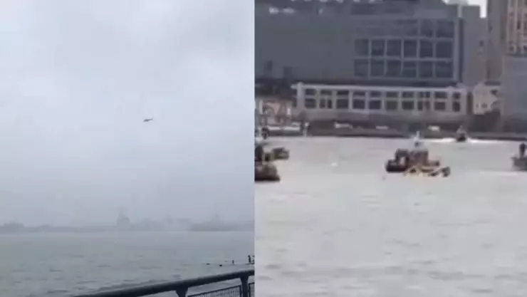 desplome de helicóptero