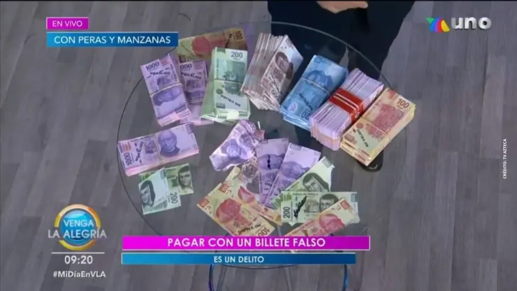 ¿Cuáles son los billetes más falsificados en México?