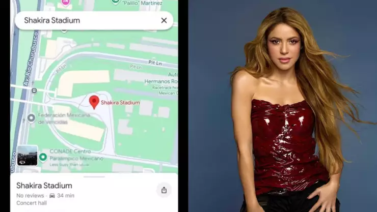 Cambian el nombre del Estadio GNP Seguros en Google Maps en honor a Shakira; se vuelve viral.jpg