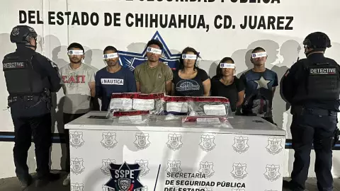 Detienen a 6 con droga en Ciudad Juárez