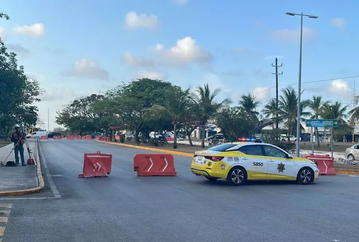 Tráfico Cierres viales Cancún hoy martes 16 de mayo de 2023