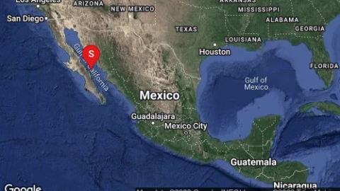Se registra sismo de magnitud preliminar 5.2 en Baja California Sur