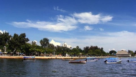 El Lago de Chapala fue afectado por la sequía que azotó en 2024 diferentes estados de México