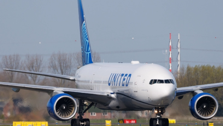 Avión de United Airlines