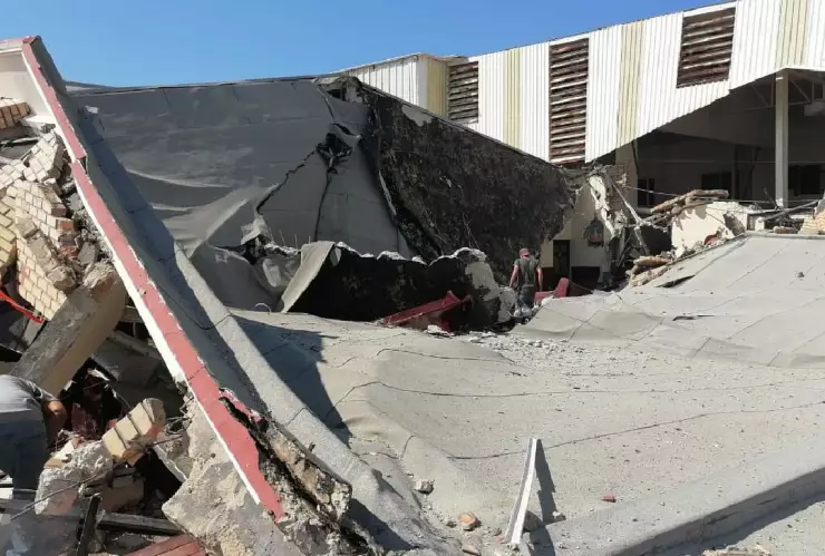 Colapso de Iglesia Santa Cruz