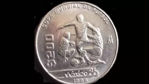 ¿Cuánto vale? Esta es la moneda conmemorativa del mundial de México 86