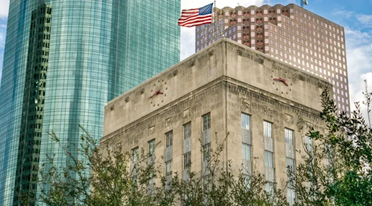 Un edificio de Houston, Texas.