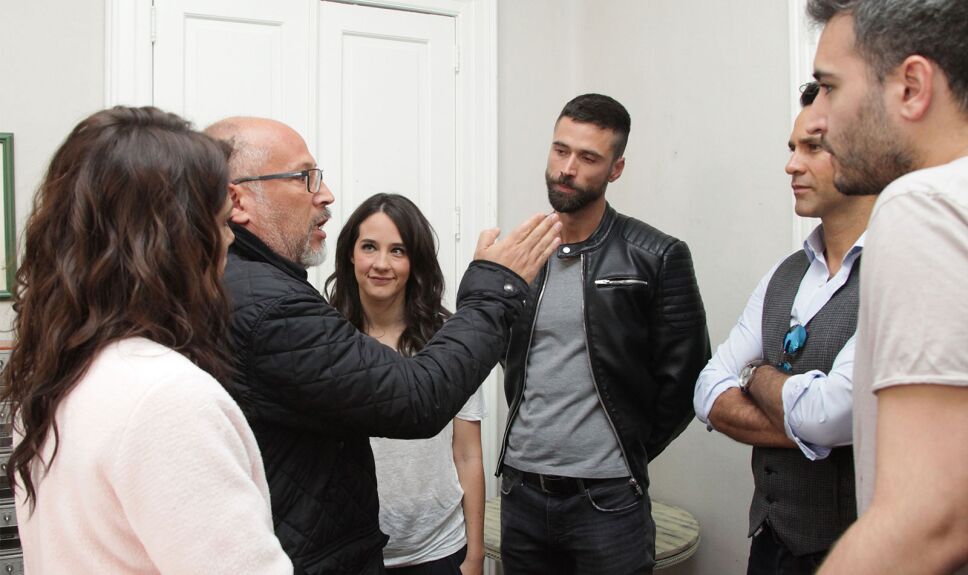 Grabación del videoclip Nada Personal, Ximena Sariñana, Jesus Navarro, Margarita Muñoz, Valentino Lanus, Matías Novoa
