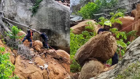 Atiende PC deslaves en la avenida Escénica de Acapulco