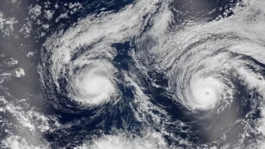 ¿Qué es el fenómeno Fujiwhara?: Alertan por peligroso efecto en las costas de México