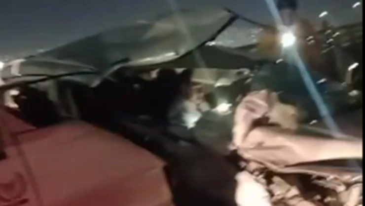 Captan APARATOSO accidente en la autopista México-Puebla hoy 6 de marzo de 2024