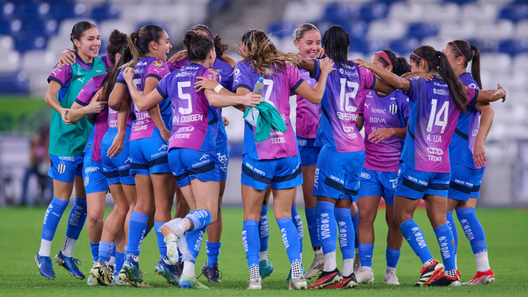 Rayadas festeja pase a la final del Apertura 2024