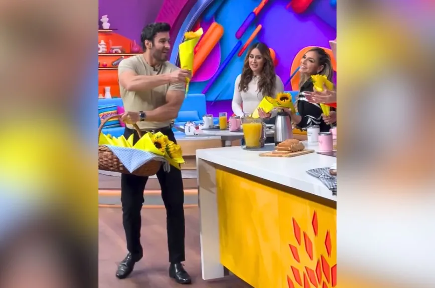 Sus compañeros se sorprendieron y recibieron con gran gusto el detalle de Kike, con motivo del inicio de la primavera. | Fotos: INSTAGRAM / @vengalaalegria