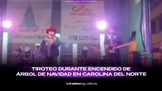 Tiroteo en encendido de Árbol de Navidad