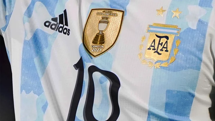 Camiseta de Argentina campeona Copa América