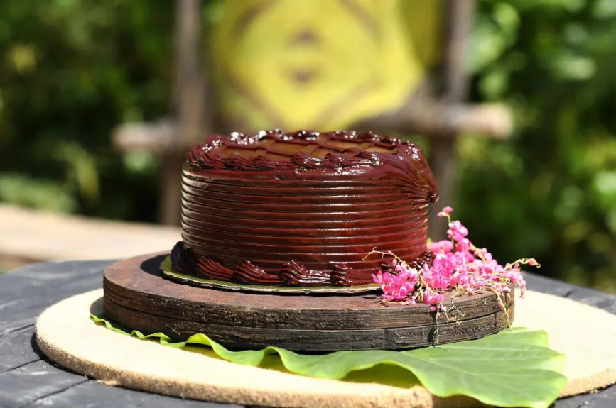 Para obtener un delicioso pastel de chocolate.