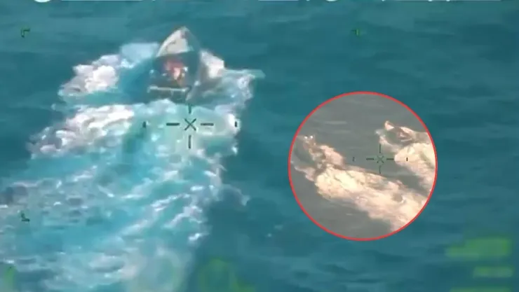 VIDEO de la persecución en altamar en Baja California Sur; capturaron 4 toneladas de cocaína