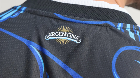 Camiseta Argentina Copa Mundial de la FIFA cuello