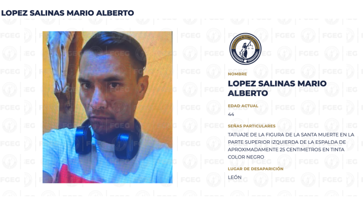 ¡Urge encontrarlo! Urge localizar a Mario Alberto López Salinas, desaparecido en Guanajuato.png